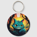 Search for cheshire key rings Alice in wonderland