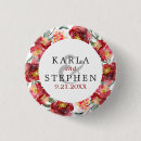 Search for red flower badges Elegant