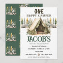 Search for kids at camp invitations Watercolor