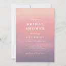 Search for ombre bridal shower invitations Boho