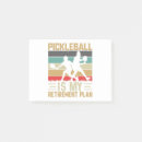 Search for retirement post it notes Pickleball