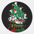 Search for funny merry stickers Dabbing santa claus