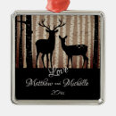 Search for buck and doe christmas tree decorations Woodland