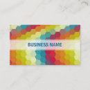 Search for multicolored business cards Stylish