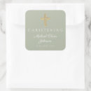 Search for wood cross stickers Christening