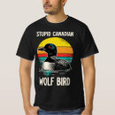 Search for funny wolf tshirts Canadian
