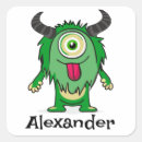 Search for monster cartoon stickers Horror