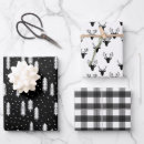 Search for black tree wrapping paper Pine trees