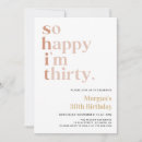 Search for humourous 30th birthday invitations Talk thirty to me