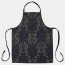 Search for art deco pattern aprons Black