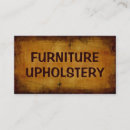 Search for upholstery business cards Antique