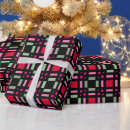 Search for red and black plaid wrapping paper Chequered