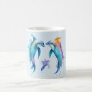 Search for cute dolphin mugs Watercolor