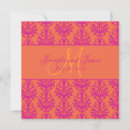 Search for fuchsia and orange wedding invitations Elegant