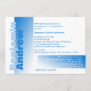 Search for shades of blue invitations Mitzvah