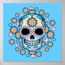 Search for colourful skull posters Dia de los muertos