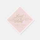 Search for love is sweet napkins Modern