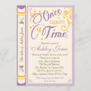 Search for fairy tale baby shower invitations Once upon a time