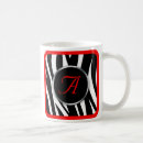 Search for monogram zebra mugs Animal
