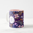 Search for flowered mugs Girly