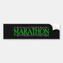 Search for marathon bumper stickers Runner