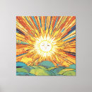 Search for rising sun canvas prints Yellow