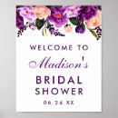 Search for violet floral posters Bridal shower