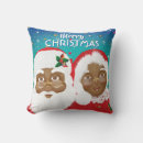 Search for african american christmas cushions Black santa