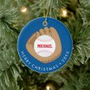Search for baseball christmas tree decorations Athlete