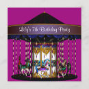 Search for carousel horse party invitations Ponies