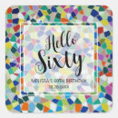 Search for geometric patterns colour stickers For her