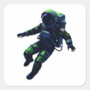Search for space technology stickers Illustration