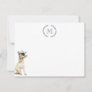 Search for dog note cards Flat blank