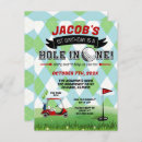 Search for golf 1st birthday invitations First
