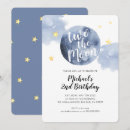 Search for two the moon birthday invitations Stars