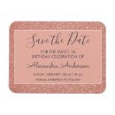 Search for sweet 16 save the date magnets Pink