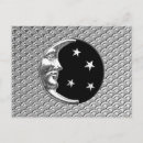 Search for black star postcards Moon