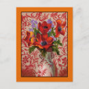 Search for oriental poppies postcards Red