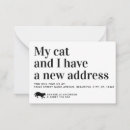Search for cat moving announcement cards Funny