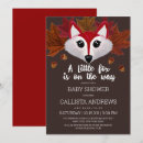 Search for red fox invitations Watercolor