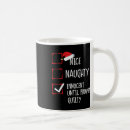 Search for funny naughty nice mugs Snow
