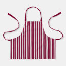 Search for line kids aprons White