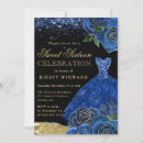 Search for rose gold glitter sweet 16 invitations Dress