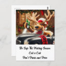 Search for cute reindeer postcards Ai generated