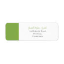 Search for white cat return address labels Green
