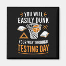 Search for dunking magnets Three pointer