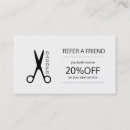 Search for barber referral cards Refer a friend