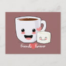 Search for marshmallows postcards Hot chocolate