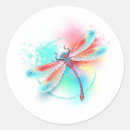 Search for dragonfly wings stickers Watercolor