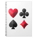 Search for playing card notebooks Heart